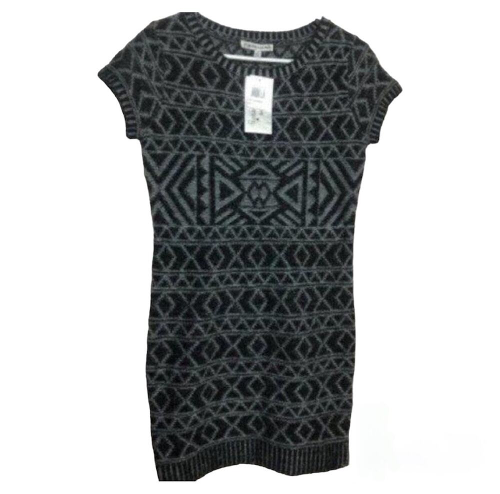 Made For Me To Look Amazing Women's Short Sleeve Sweater Dress Size L